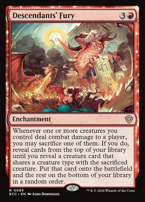 Descendants' Fury - Lorwyn Eclipsed Commander #93