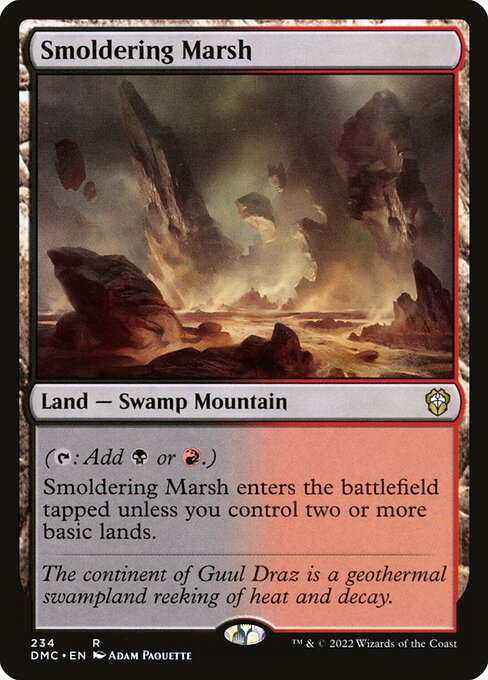 Smoldering Marsh - Dominaria United Commander #234