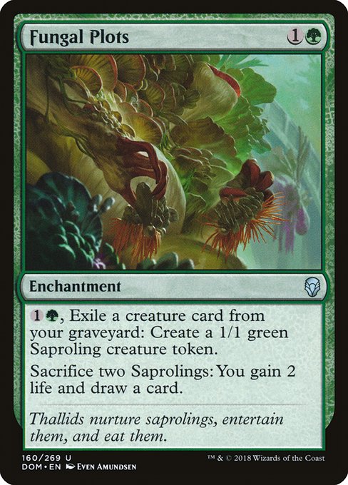 Fungal Plots - Dominaria #160