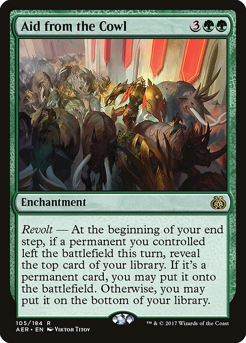 Aid from the Cowl - Aether Revolt #105