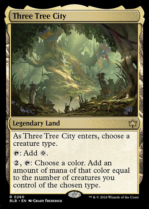 Three Tree City - Bloomburrow #260
