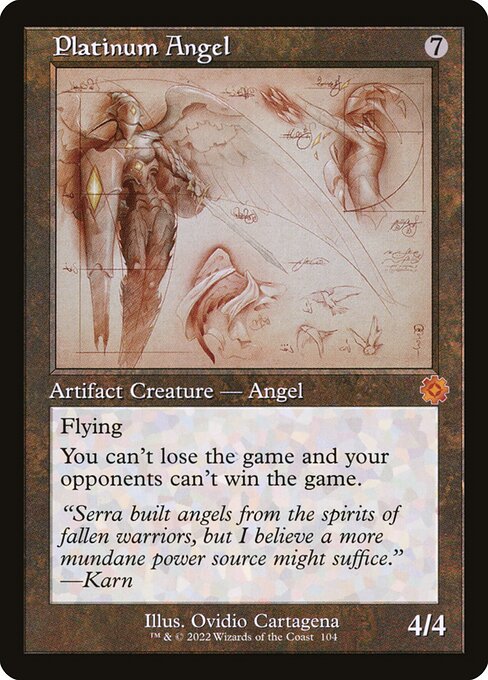 Platinum Angel (Schematic) - The Brothers' War Retro Artifacts #104