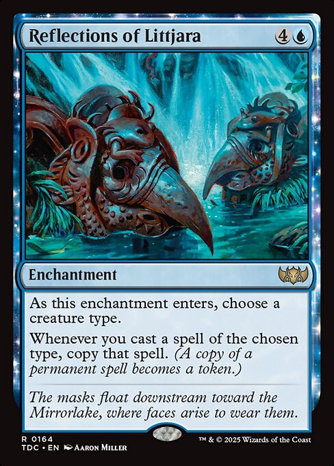 Reflections of Littjara - Tarkir: Dragonstorm Commander #164