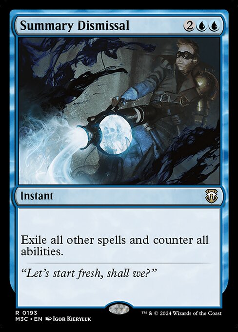 Summary Dismissal - Modern Horizons 3 Commander #193