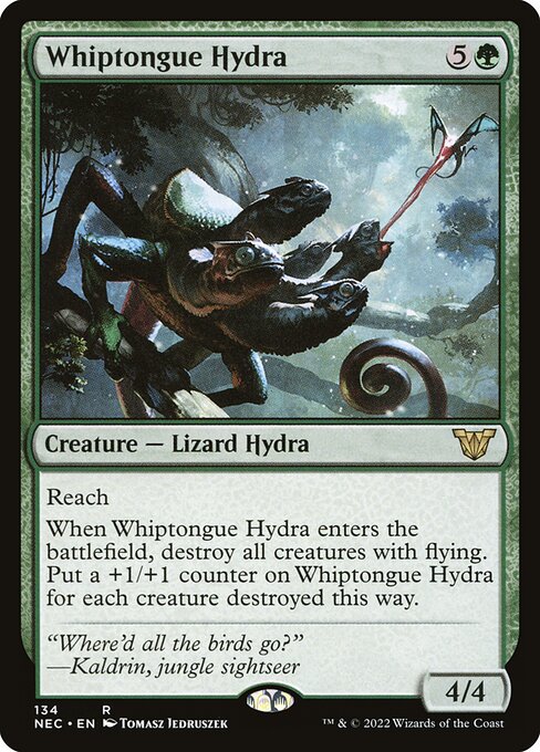 Whiptongue Hydra - Neon Dynasty Commander #134