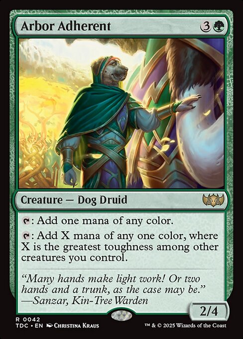 Arbor Adherent - Tarkir: Dragonstorm Commander #42