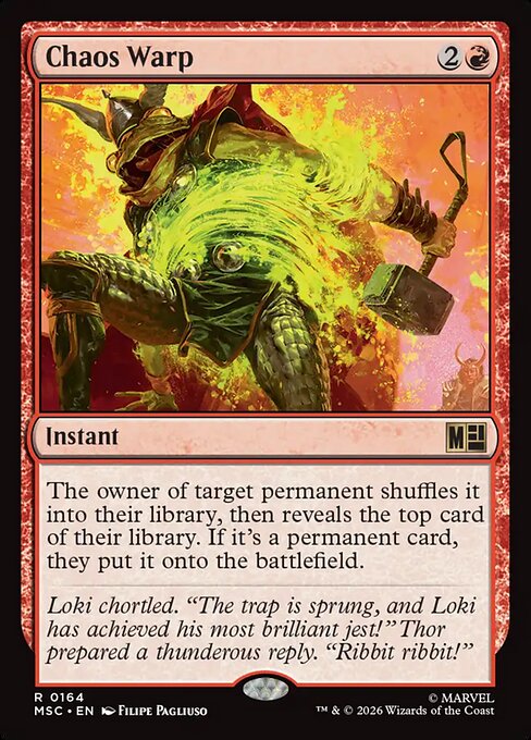 Chaos Warp - Marvel Super Heroes Commander #164