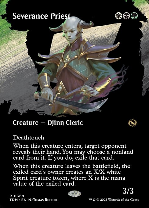 Severance Priest (Borderless) - Tarkir: Dragonstorm:  - 369 - Near Mint