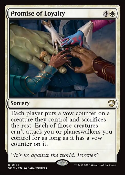 Promise of Loyalty - Secrets of Strixhaven Commander #161