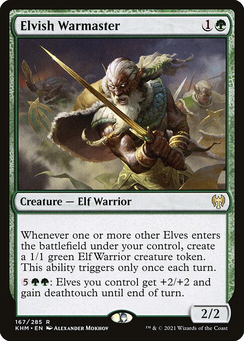 Elvish Warmaster - Kaldheim #167