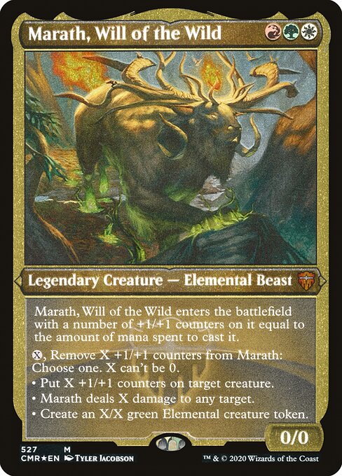 Marath, Will of the Wild (Foil Etched) - Commander Legends #527