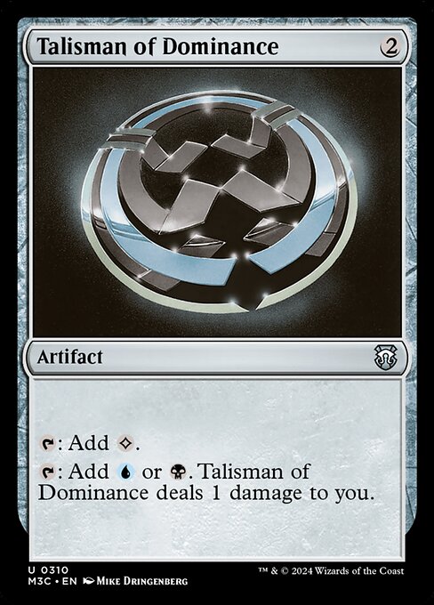 Talisman of Dominance - Modern Horizons 3 Commander #310