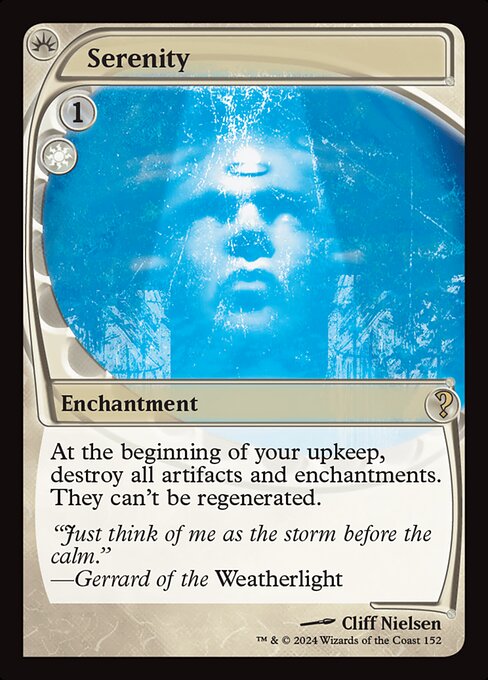 Serenity (Future Sight) - Mystery Booster 2 #152