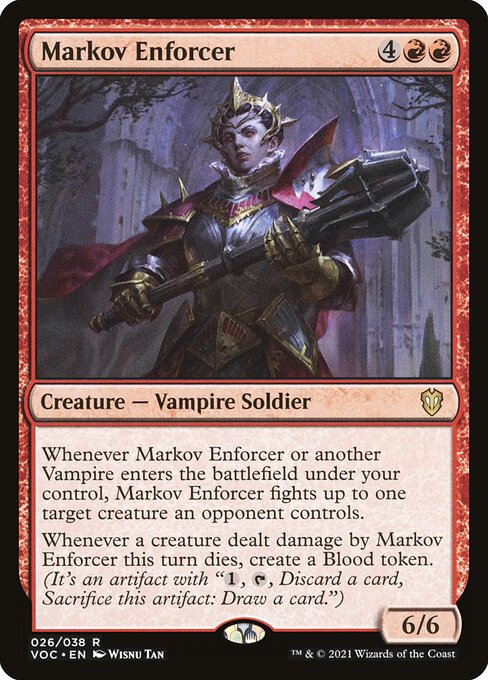 Markov Enforcer - Crimson Vow Commander #26