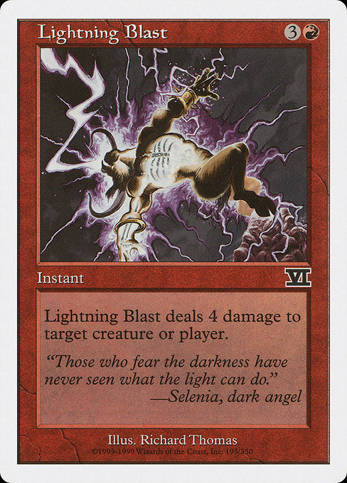 Lightning Blast - Classic Sixth Edition #193