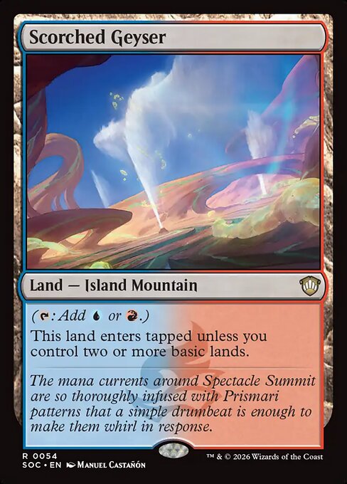 Scorched Geyser - Secrets of Strixhaven Commander #54