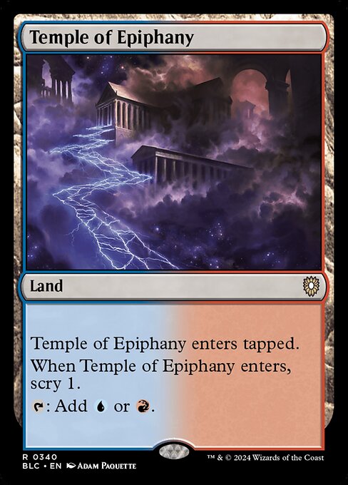 Temple of Epiphany - Bloomburrow Commander #340