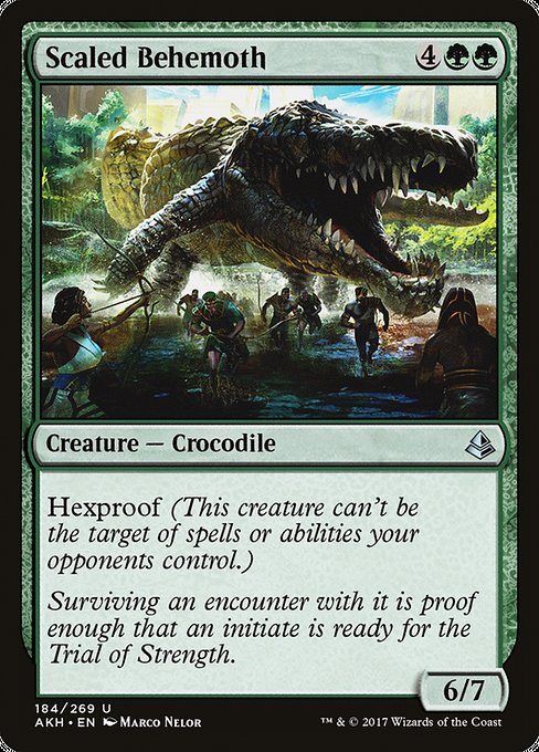 Scaled Behemoth - Amonkhet #184