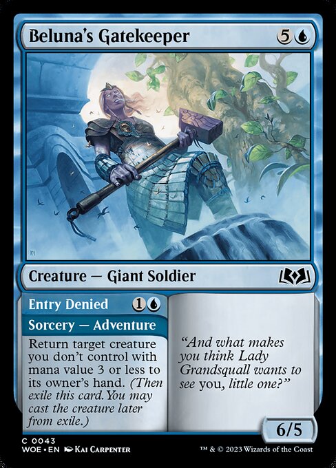 Beluna's Gatekeeper - Wilds of Eldraine #43