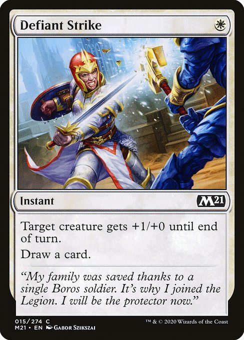 Defiant Strike - Core Set 2021 #15