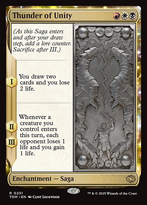 Thunder of Unity - Tarkir: Dragonstorm:  - 231 - Near Mint Foil