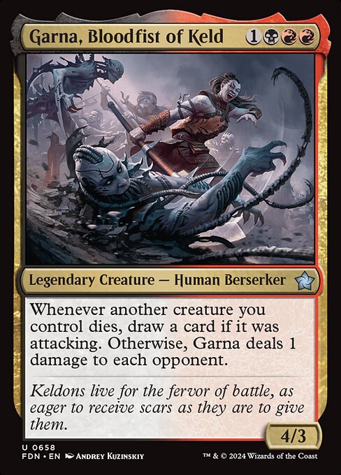 Garna, Bloodfist of Keld - Foundations #658