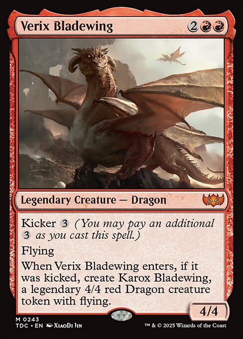 Verix Bladewing - Tarkir: Dragonstorm Commander #243
