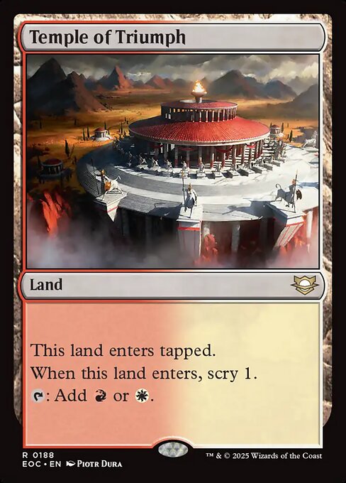 Temple of Triumph - Edge of Eternities Commander #188