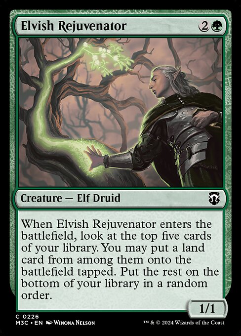 Elvish Rejuvenator - Modern Horizons 3 Commander #226