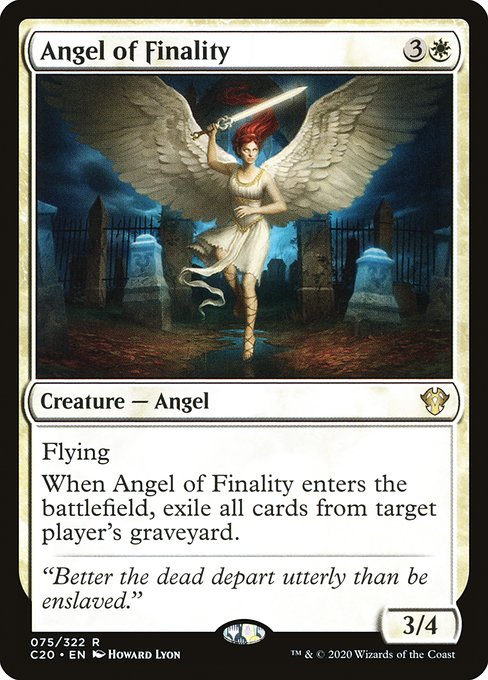 Angel of Finality - Commander 2020 #75