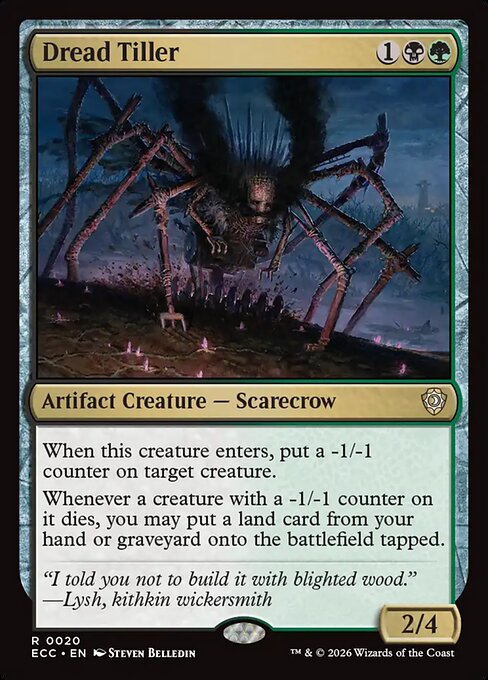 Dread Tiller - Lorwyn Eclipsed Commander #20