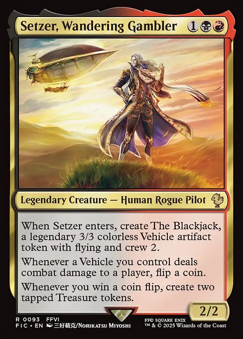 Setzer, Wandering Gambler - Final Fantasy Commander #93