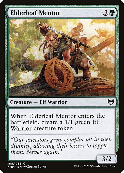 Elderleaf Mentor - Kaldheim #165