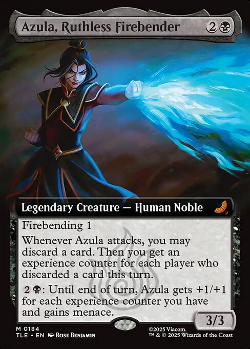 Azula, Ruthless Firebender (Extended Art) - Avatar: The Last Airbender Eternal #184