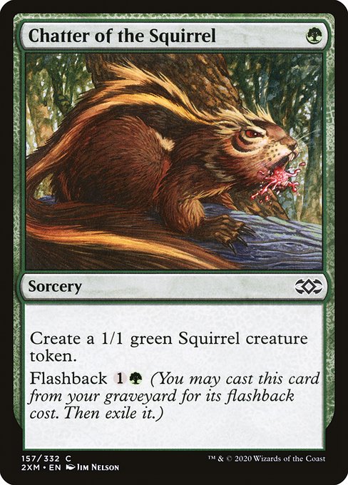 Chatter of the Squirrel - Double Masters #157