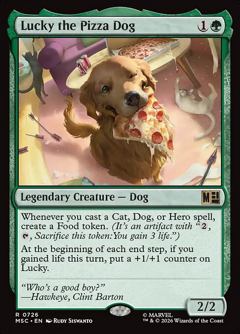 Lucky the Pizza Dog - Marvel Super Heroes Commander #726