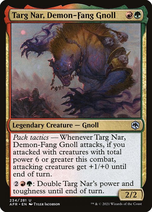 Targ Nar, Demon-Fang Gnoll - Adventures in the Forgotten Realms #234