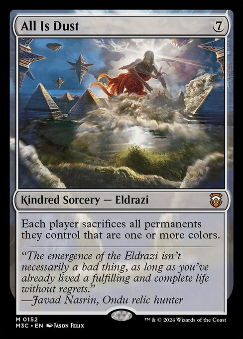 All Is Dust - Modern Horizons 3 Commander #152
