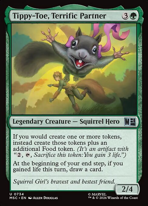 Tippy-Toe, Terrific Partner - Marvel Super Heroes Commander #734