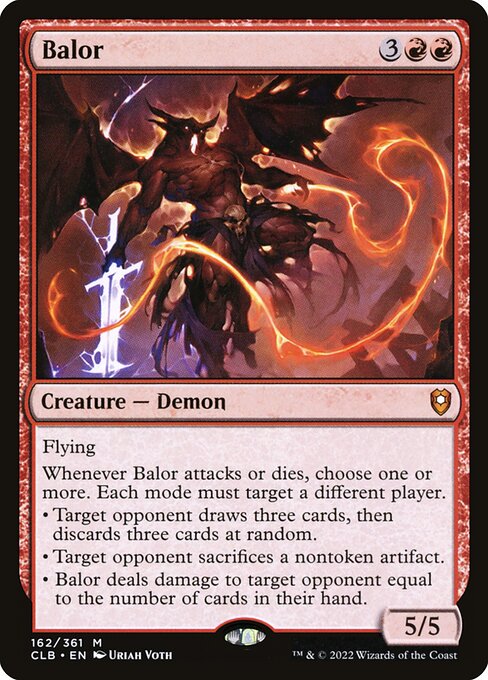 Balor - Commander Legends: Battle for Baldur's Gate #162