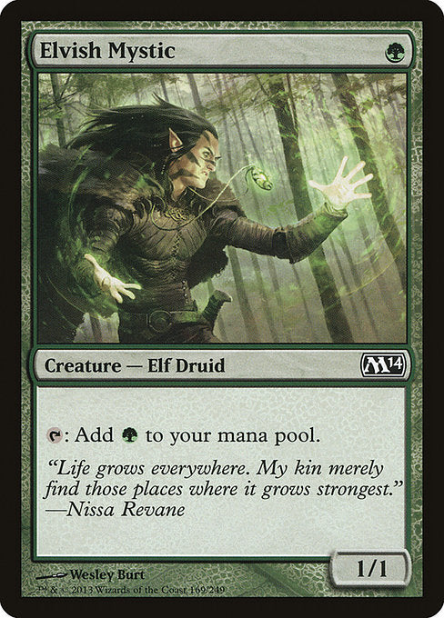 Elvish Mystic - Magic 2014 #169