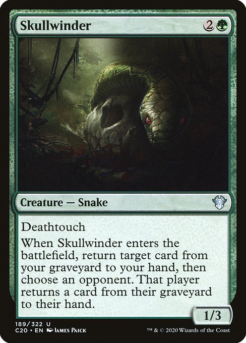 Skullwinder - Commander 2020 #189
