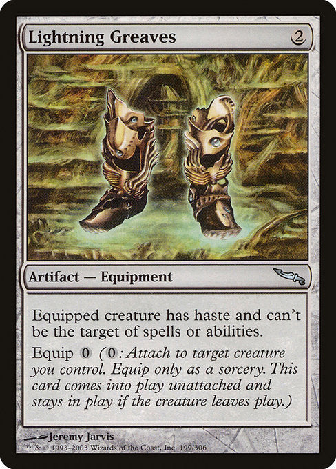 Lightning Greaves - Mirrodin #199