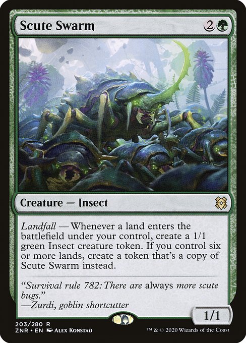 Scute Swarm - Zendikar Rising #203