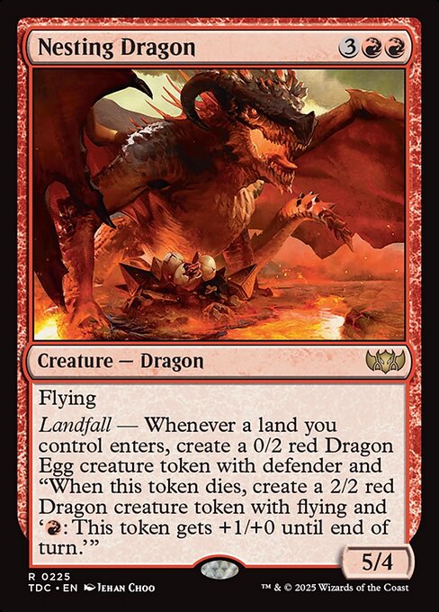 Nesting Dragon - Tarkir: Dragonstorm Commander #225