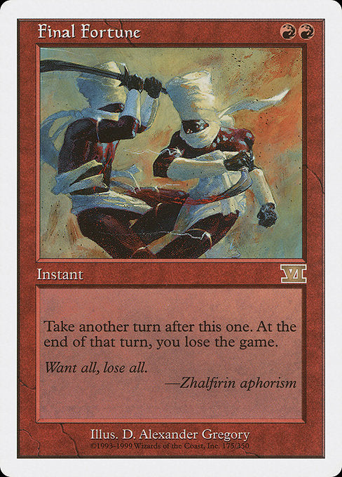 Final Fortune - Classic Sixth Edition #175