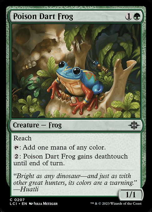 Poison Dart Frog - The Lost Caverns of Ixalan #207