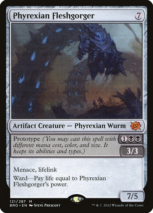 Phyrexian Fleshgorger - The Brothers' War #121
