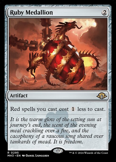 Ruby Medallion - Modern Horizons 3 #295
