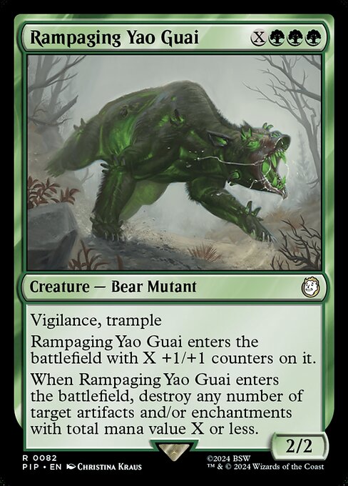 Rampaging Yao Guai - Fallout #82